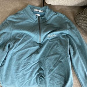 Aqua Peter Millar Quarter Zip - Mountainside collection